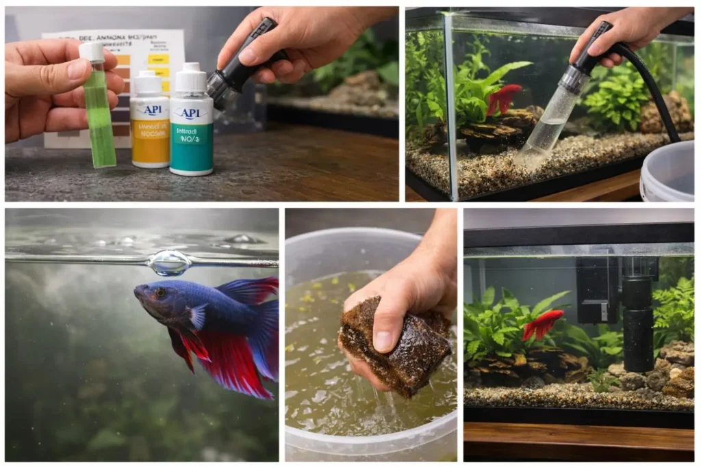 How to Lower Ammonia in a Betta Tank