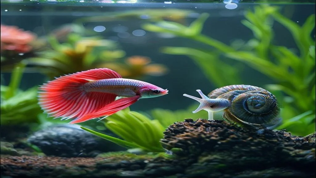Can Bettas Live With Snails? The Easiest Tank Mate There Is